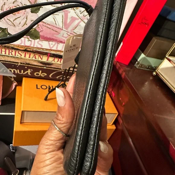 ❤️♥️❤️♥️NWT Coach Double Corner Zip Wristlet - Picture 8 of 12